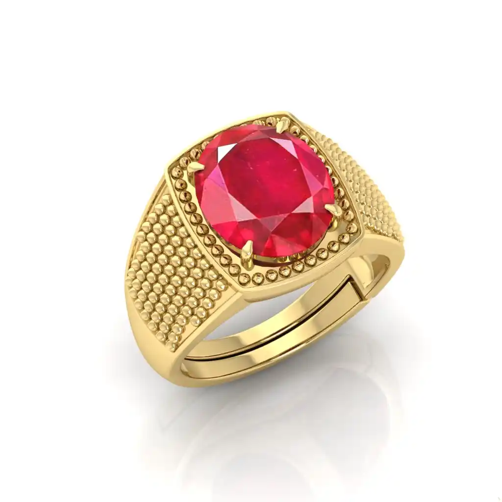 Natural Ruby Stone Manik Ring Adjustable Panchdhatu Ring for Men & Women.png